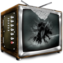 Old Busted TV Icon 256x256 png